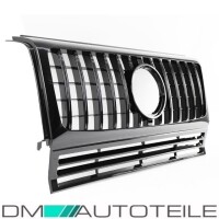 Front Grille Black Gloss fits on all Mercedes G-Class W463 t
