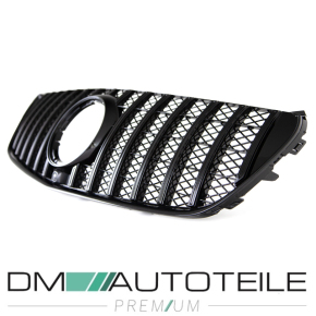 Kidney Front Grille Black Gloss fits on Mercedes V-Class W447 up 2014 to Sport-Panamericana GT 