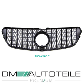 Kidney Front Grille Black Gloss fits on Mercedes V-Class W447 up 2014 to Sport-Panamericana GT 