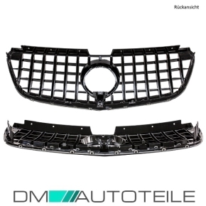 Front Grille Black Gloss fits Mercedes V-Class Vito W447 to Sport-Panamericana GT 