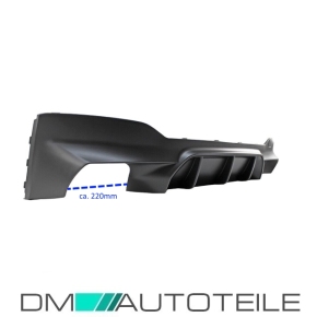 Heckdiffusor Sport Duplex Breit + Reflektoren passt für BMW 5er G30 G31 M-Paket auch M5
