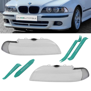 DM Autoteile Scheinwerferglas SET + PVC Werkzeug passend für E46