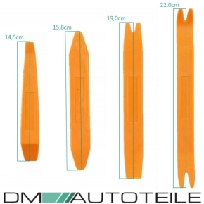 Scheinwerferglas SET Smoke + Werkzeug passt für BMW E39 Limousine Touring 95-00