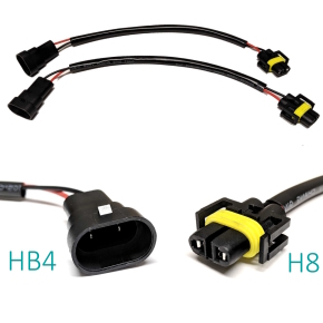 2x Adapter HB4 auf H8 H11 Stecker Anschluss Verbindung KFZ PKW Nebelscheinwerfer
