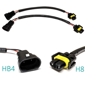 Adapter SET HB4 auf H8 / H11 Stecker für...