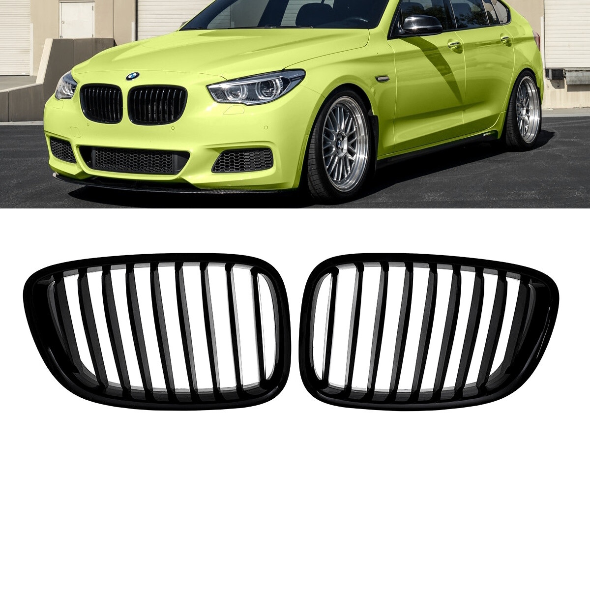 Qitian Grille Avant ABS BMW Série 5 GT F07 - Remplacement Brillant Sportif