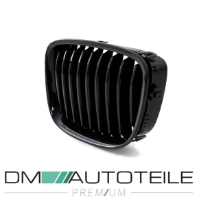 Set Performance Kidney Front Grille Black Gloss fits on all BMW 5-Series F07 GT up 08-17