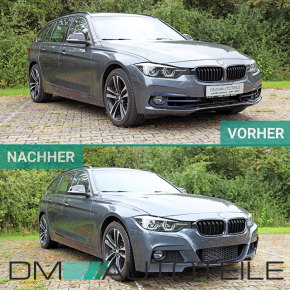 Sport Frontstoßstange / Frontschürze vorne für BMW 3er F30 / F31 Serie und M-Paket mit SRA / PDC und ABE