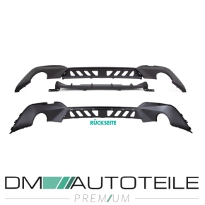 Sport-Performance Black Matt Front Spoiler+ Rear Diffusor + Side Blades fits BMW 3-Series G20 G21 M-Sport