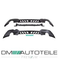 Sport-Performance Black Matt Front Spoiler+ Rear Diffusor + 