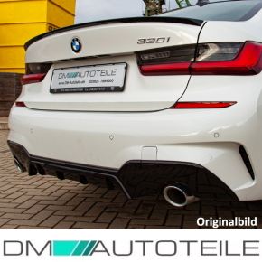 Sport-Performance Black Gloss Front Spoiler+ Rear Diffusor + Side Skirts Blades fits on BMW 3-Series G20 G21 M-Sport