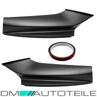 Set Front Spoiler Splitter Flap LIP Sport-Performance Black 