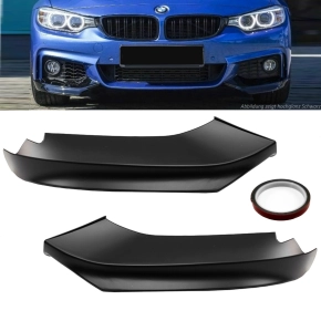 Sport-PERFORMANCE Front Flaps Splitter Black Matt fits on...