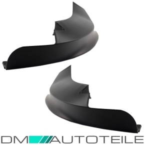 Sport-Performance Flaps / Frontspoiler / Frontlippe SET für BMW F32 / F33 / F36 mit M-Paket auch für LCI Facelift in Schwarz Matt