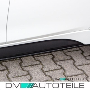Performance Seitenschweller Ansatz für BMW F30 F31 M-Paket +Folie Schwarz mit ABE