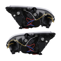 Scheinwerfer Angel Eyes LED chrom passt für Ford Focus 