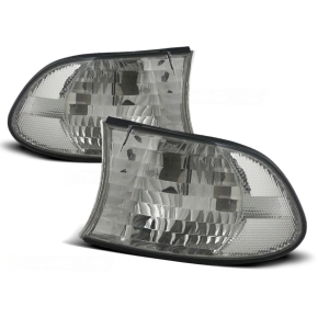 Set Klarglas Chrom Blinker Frontblinker für BMW 7er...