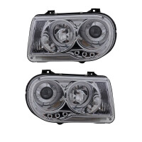 Scheinwerfer Angel Eyes LED chrom passt  gallery