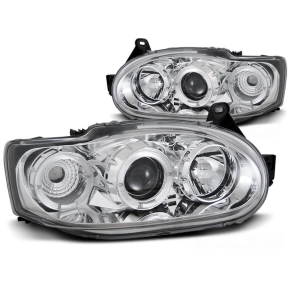 Scheinwerfer Angel Eyes LED chrom passt für Ford...