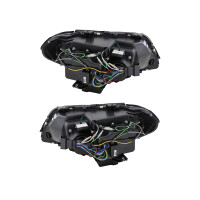 Scheinwerfer XENON Angel Eyes LED chrom passt für BMW X