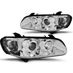 Scheinwerfer Angel Eyes LED chrom passt für Opel...