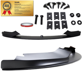 Performance Frontspoiler / Frontlippe für BMW 4er F32 / F33 / F36 mit M-Paket in Schwarz Matt mit ABE