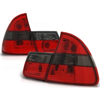 Set Design Rückleuchten Rot Smoke passt für BMW 3er E46 Touring Baujahr 99-05