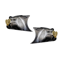 Set Klarglas Smoke Rauch Frontblinker für BMW 3er E46 C