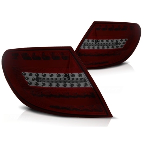 Design Rückleuchten Lightbar Voll LED rot passt für Mercedes C204 W204 ab 07-10