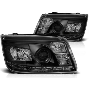 Scheinwerfer Tagfahrlicht Design LED schwarz passt...