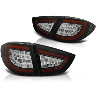 Design Rückleuchten Lightbar LED schwarz passt für Hyundai IX35 ab 2009-2013