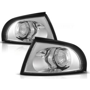 Set Klarglas Chrom Frontblinker Blinker für Audi A4...