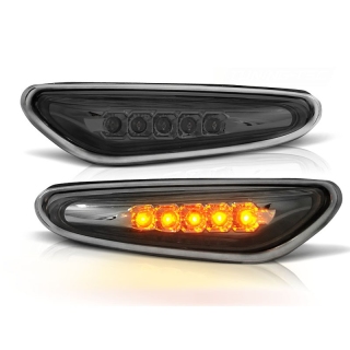 LED Seitenblinker Set Smoke für BMW 3er E46 Limousine / Touring Facelift 01-05