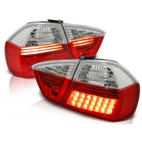 Design Rückleuchten Upgrade LED rot/klar passt für BMW 3er E90 ab 2005-2008
