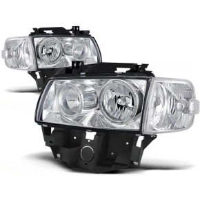 Scheinwerfer Angel Eyes LED chrom passt für VW T4...