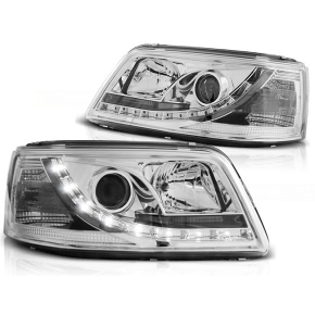 Scheinwerfer Tagfahrlicht Design LED chrom passt für...
