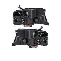 Scheinwerfer Angel Eyes LED chrom passt für Ford F150 M
