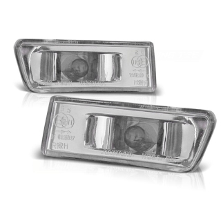 Set Seitenblinker Chrom Klarglas passt für Peugeot 406 ab 1995-1999