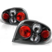 Design R&uuml;ckleuchten Set Schwarz Renault Megane I...