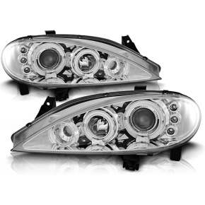 Scheinwerfer Angel Eyes LED chrom passt für Renault...