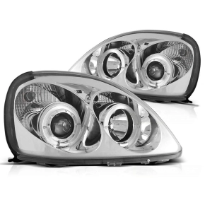 Scheinwerfer Angel Eyes LED chrom passt für Toyota...