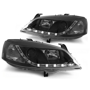 Scheinwerfer Tagfahrlicht Design LED schwarz passt...