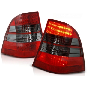 Design Rückleuchten Upgrade LED rot/rauch passt für MercedesBenz ML W163 ab98-05