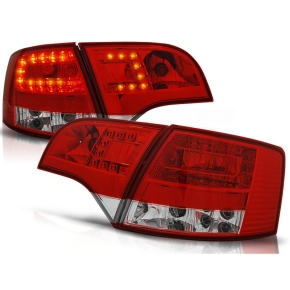 Design Rückleuchten Upgrade LED rot/klar passt für Audi A4 B7 (8E) Avant ab04-08