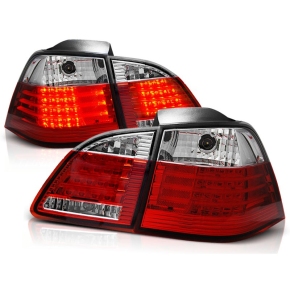 LED Rückleuchten Upgrade passt für BMW 5er E61 Kombi ab 2003 rot/klar LCI Optik