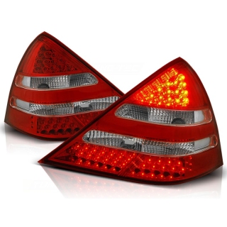 Rückleuchten LED passt für Mercedes Benz SLK R170 ab 1996-2004 in rot/klar