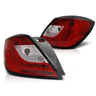 LED Rückleuchten passt für Opel Astra H GTC (3-Türer) ab 2004-2009 in rot/klar