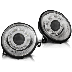 Scheinwerfer mit LED Angel Eyes passt für VW Lupo ab...