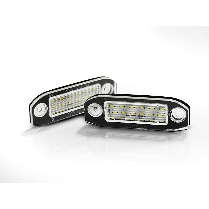 Kaufe Kfz-Kennzeichenbeleuchtung, Auto-Styling, für Volvo S80 XC90 S40 V60  XC60 S60 C70 V50 XC70 V70, Canbus-Fehlerfrei, 2 Stück, weiße Xenon-Lampe,  12 V LED