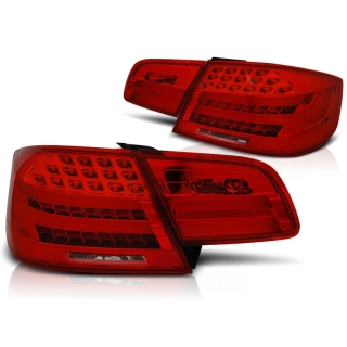 Rückleuchten LED LCI Optik passt für BMW 3er E92 Coupe ab 2006-2010 rot/klar